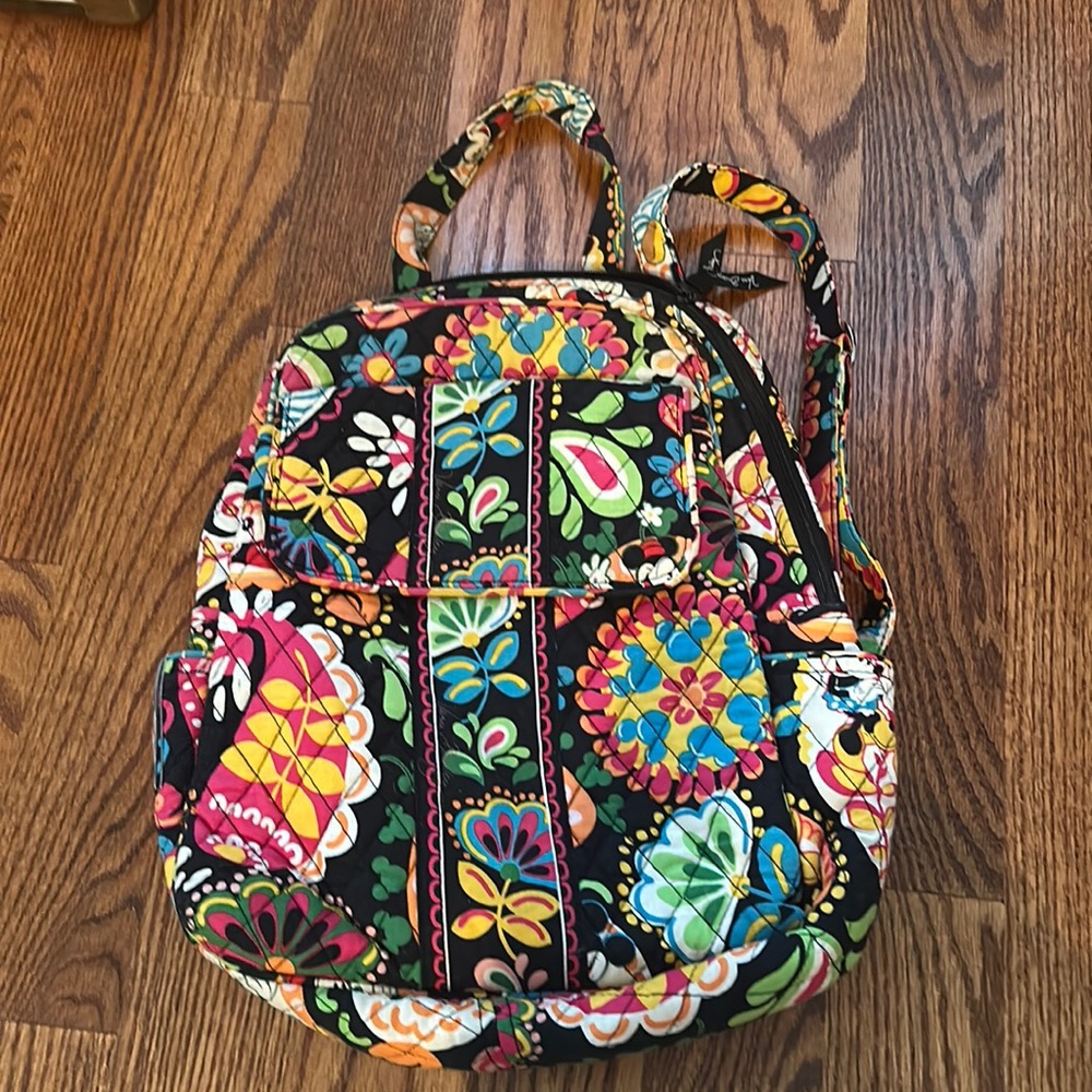 Vera Bradley Disney Midnight Mickey Mouse Retired Print Backpack